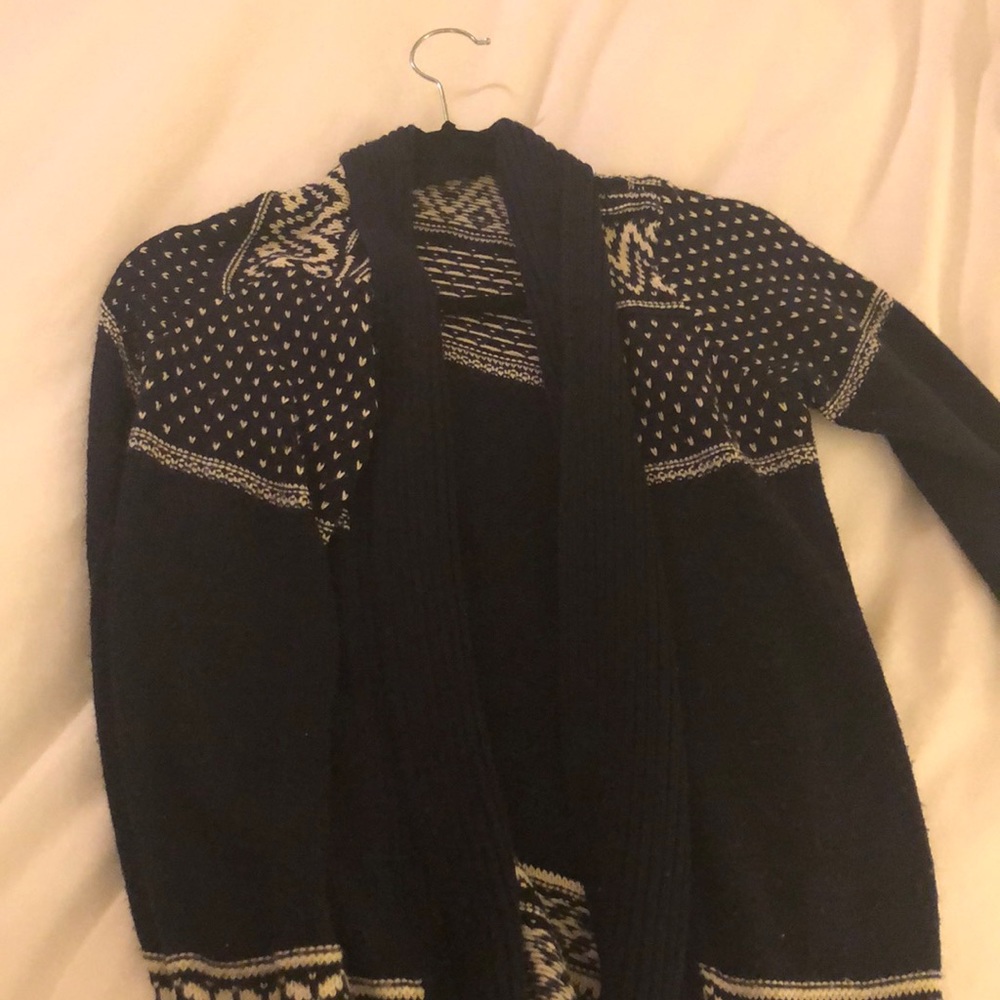Knit house coat